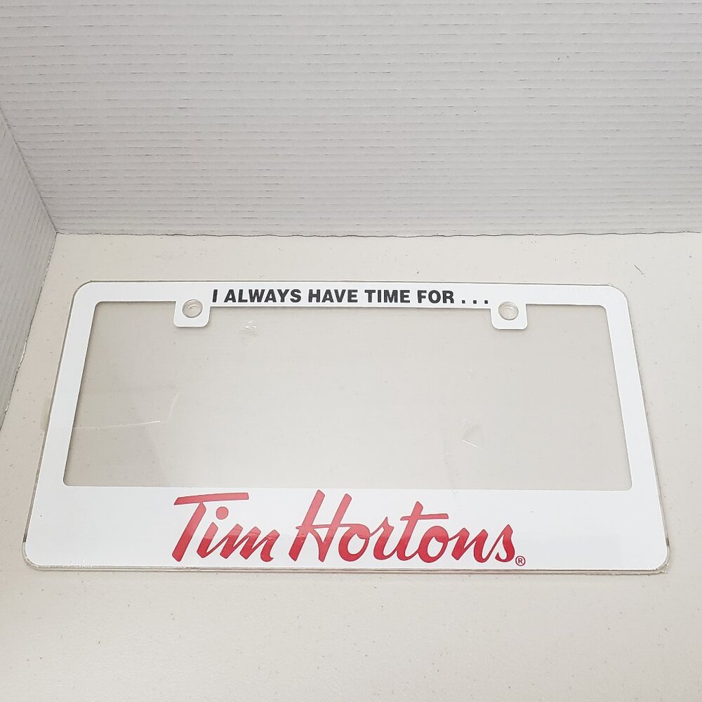 Tim Hortons Licence Plate Frame
